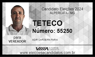 Candidato TETECO 2024 - ALPERCATA - Eleições