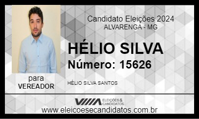 Candidato HÉLIO SILVA 2024 - ALVARENGA - Eleições