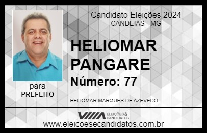 Candidato HELIOMAR PANGARE 2024 - CANDEIAS - Eleições