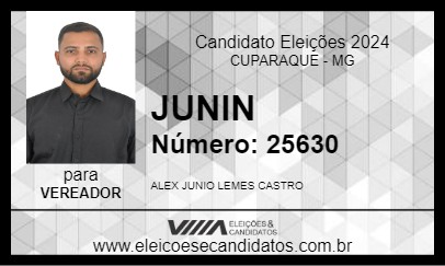 Candidato JUNIN 2024 - CUPARAQUE - Eleições