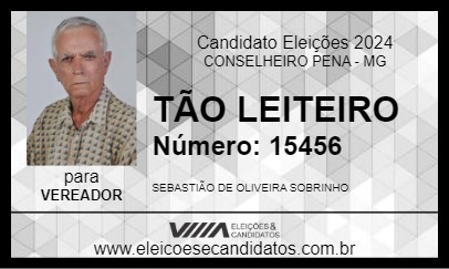 Candidato TÃO LEITEIRO 2024 - CONSELHEIRO PENA - Eleições