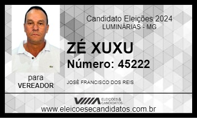 Candidato ZÉ XUXU 2024 - LUMINÁRIAS - Eleições