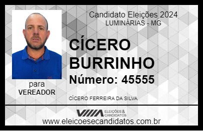 Candidato CÍCERO BURRINHO 2024 - LUMINÁRIAS - Eleições