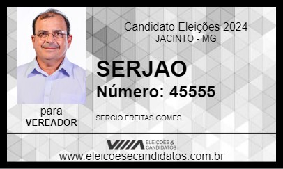 Candidato SERJAO 2024 - JACINTO - Eleições