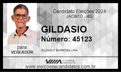 Candidato GILDASIO 2024 - JACINTO - Eleições