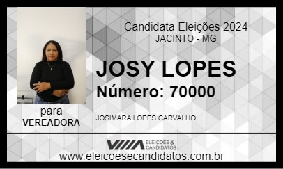 Candidato JOSY LOPES 2024 - JACINTO - Eleições