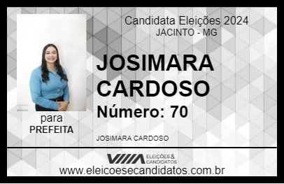 Candidato JOSIMARA CARDOSO 2024 - JACINTO - Eleições