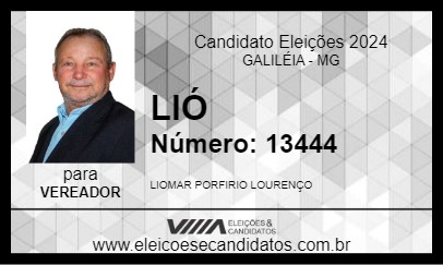 Candidato LIÓ 2024 - GALILÉIA - Eleições