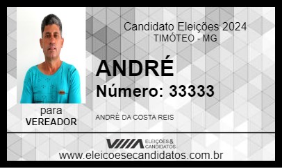 Candidato ANDRÉ 2024 - TIMÓTEO - Eleições