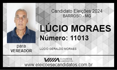 Candidato LÚCIO MORAES 2024 - BARROSO - Eleições