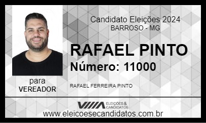 Candidato RAFAEL PINTO 2024 - BARROSO - Eleições