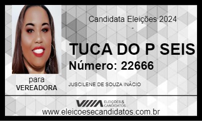 Candidato TUCA DO P SEIS 2024 - TIMÓTEO - Eleições