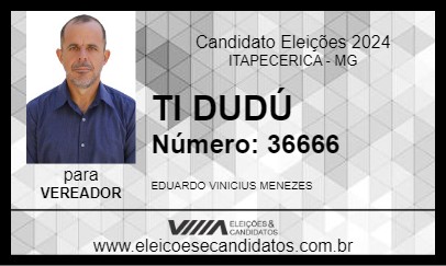 Candidato TI DUDÚ 2024 - ITAPECERICA - Eleições