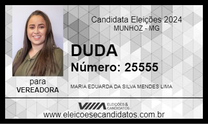 Candidato DUDA 2024 - MUNHOZ - Eleições