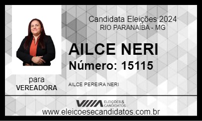 Candidato AILCE NERI 2024 - RIO PARANAÍBA - Eleições