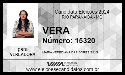 Candidato VERA 2024 - RIO PARANAÍBA - Eleições