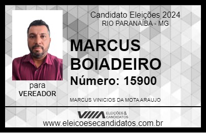 Candidato MARCUS BOIADEIRO 2024 - RIO PARANAÍBA - Eleições