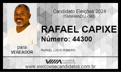 Candidato RAFAEL CAPIXE 2024 - ITANHANDU - Eleições