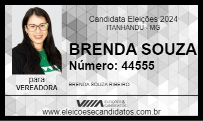 Candidato BRENDA SOUZA 2024 - ITANHANDU - Eleições