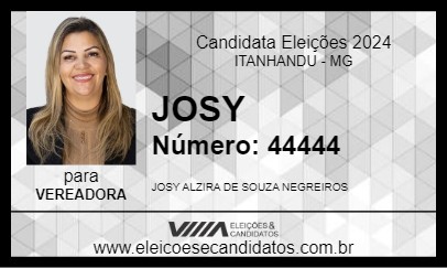 Candidato JOSY 2024 - ITANHANDU - Eleições