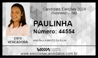 Candidato PAULINHA 2024 - ITANHANDU - Eleições