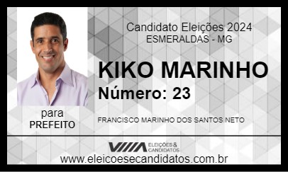 Candidato KIKO MARINHO 2024 - ESMERALDAS - Eleições