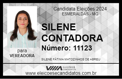 Candidato SILENE CONTADORA 2024 - ESMERALDAS - Eleições