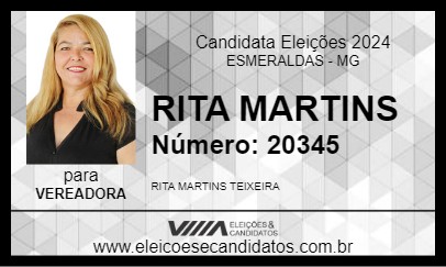 Candidato RITA MARTINS 2024 - ESMERALDAS - Eleições