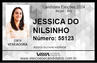 Candidato JESSICA DO NILSINHO 2024 - INGAÍ - Eleições