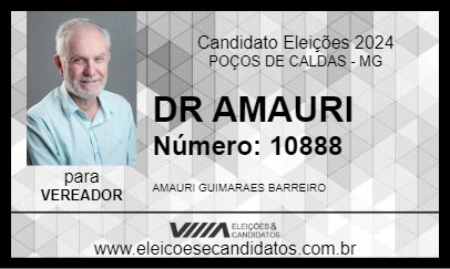 Candidato DR AMAURI 2024 - POÇOS DE CALDAS - Eleições