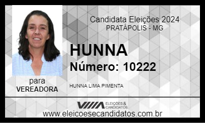 Candidato HUNNA 2024 - PRATÁPOLIS - Eleições