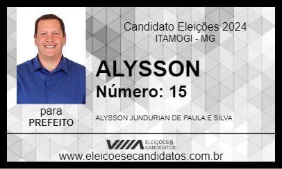 Candidato ALYSSON 2024 - ITAMOGI - Eleições