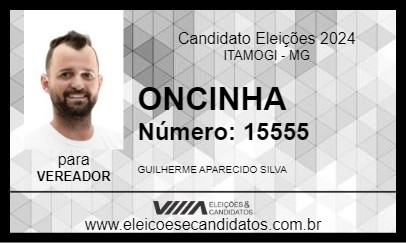 Candidato ONCINHA 2024 - ITAMOGI - Eleições