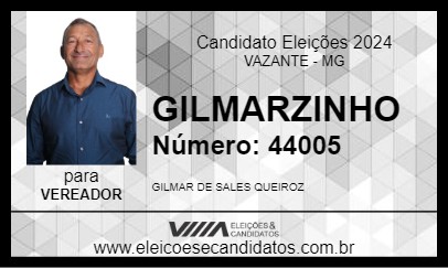 Candidato GILMARZINHO 2024 - VAZANTE - Eleições