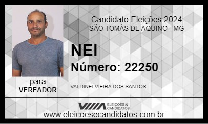 Candidato NEI 2024 - SÃO TOMÁS DE AQUINO - Eleições