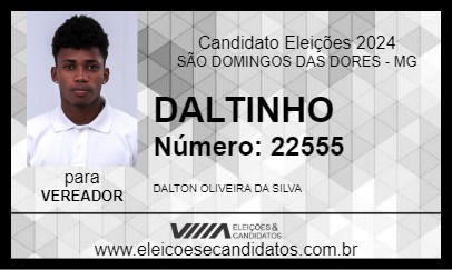 Candidato DALTINHO 2024 - SÃO DOMINGOS DAS DORES - Eleições