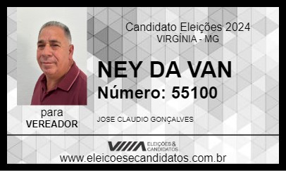 Candidato NEY DA VAN 2024 - VIRGÍNIA - Eleições