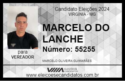 Candidato MARCELO DO LANCHE 2024 - VIRGÍNIA - Eleições