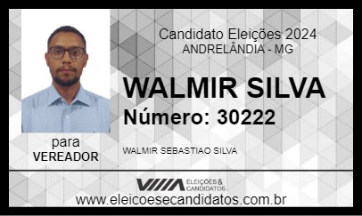 Candidato WALMIR SILVA 2024 - ANDRELÂNDIA - Eleições