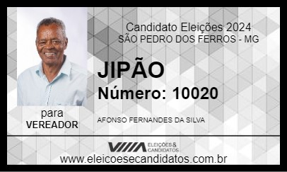 Candidato JIPÃO 2024 - SÃO PEDRO DOS FERROS - Eleições