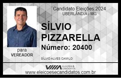 Candidato SÍLVIO PIZZARELLA 2024 - UBERLÂNDIA - Eleições