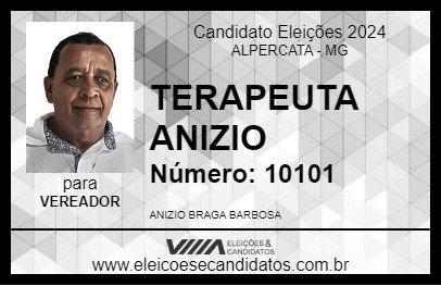 Candidato TERAPEUTA ANIZIO 2024 - ALPERCATA - Eleições