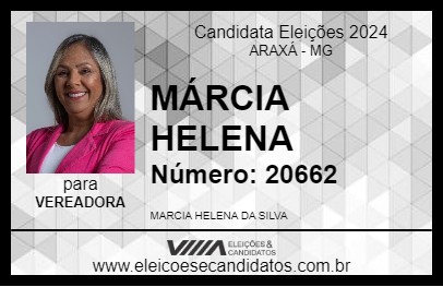 Candidato MÁRCIA HELENA 2024 - ARAXÁ - Eleições