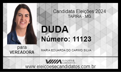 Candidato DUDA 2024 - TAPIRA - Eleições