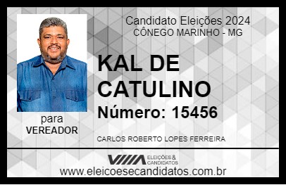 Candidato KAL DE CATULINO 2024 - CÔNEGO MARINHO - Eleições