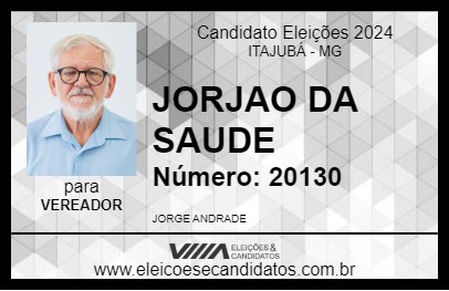 Candidato JORJAO DA SAUDE 2024 - ITAJUBÁ - Eleições