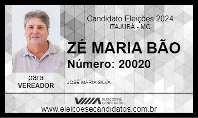 Candidato ZÉ MARIA BÃO 2024 - ITAJUBÁ - Eleições