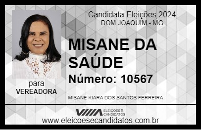 Candidato MISANE DA SAÚDE 2024 - DOM JOAQUIM - Eleições