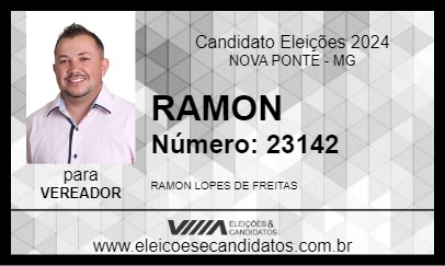 Candidato RAMON 2024 - NOVA PONTE - Eleições