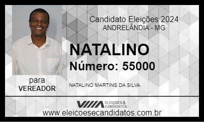 Candidato NATALINO 2024 - ANDRELÂNDIA - Eleições